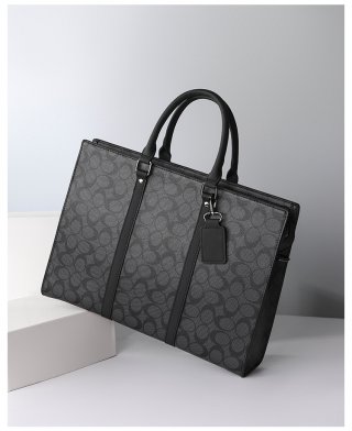 Men's Business Briefcase, Large Capacity Fashion Laptop Bag, A4 Document Bag, Office Portfolio Bag Men's Business Briefcase, Large Capacity Fashion Laptop Bag, A4 Document Bag, Office Portfolio Bag
